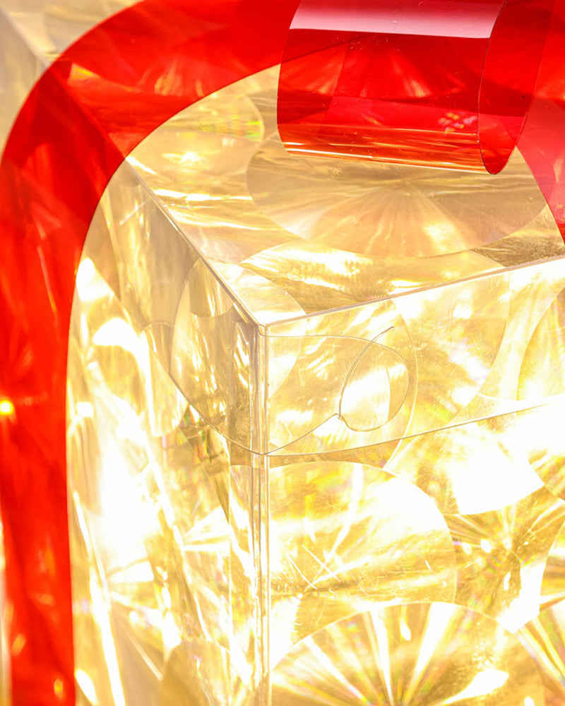 Kerstdecoratie in de Vorm van Verlichte Cadeauboxen