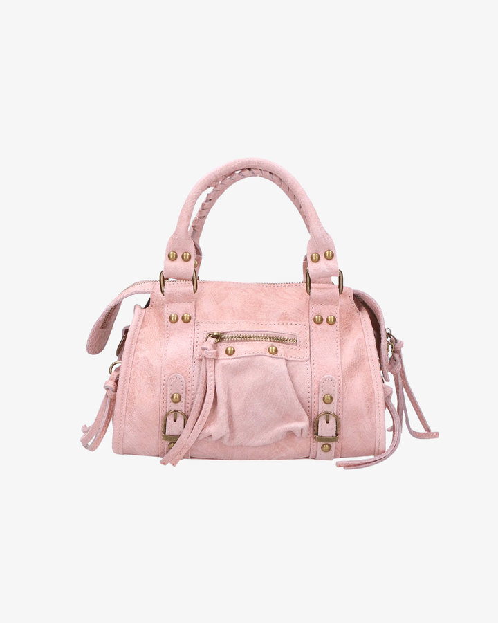 Mini it girl tas vanille roze