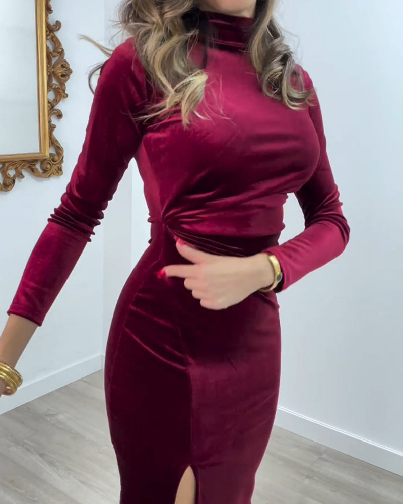 Casual jurk met abstracte patroonprint