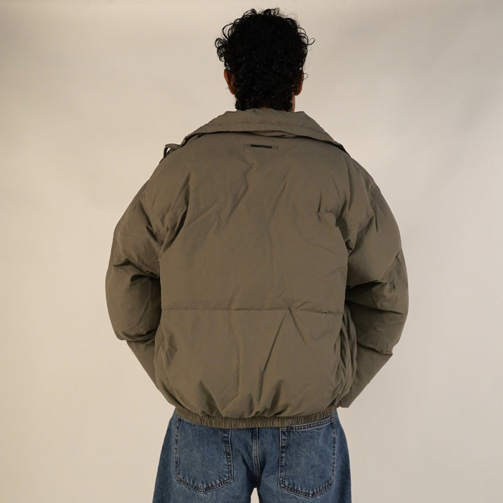 Fear of God Essentials FW20 Puffer Jacket Taupe