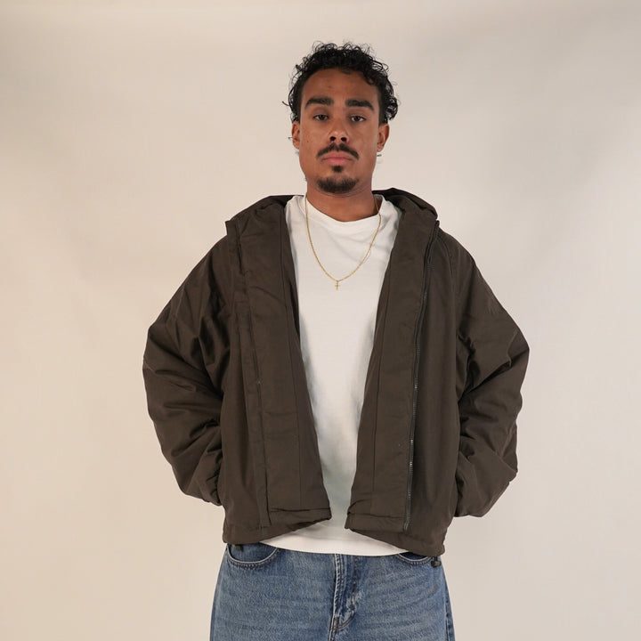 Fear of God Essentials SS23 Volledige Rits Jas Off Black