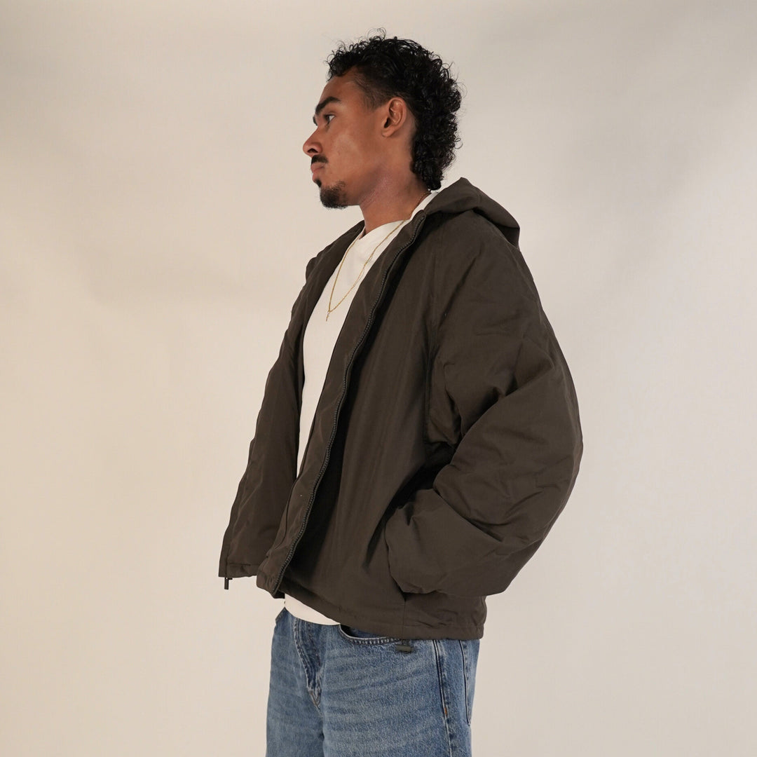 Fear of God Essentials SS23 Volledige Rits Jas Off Black