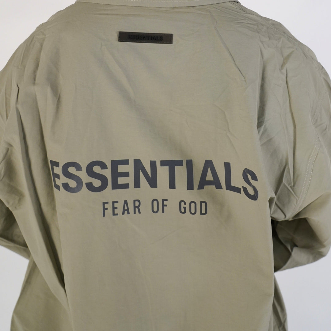 Fear of God Essentials FW20 Coach Jacket Sage