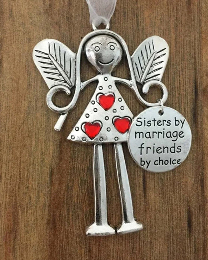 Verbluffend mooie vrienden voor altijd - Engel Ornament Kerstcadeau