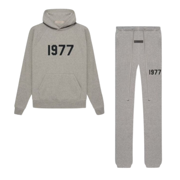 Fear of God Essentials 1977 Donker Havermout Volledige set