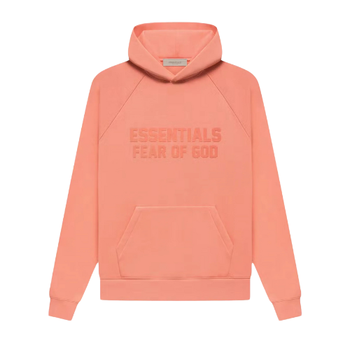 Fear of God Essentials FW22 Koraal Hoodie