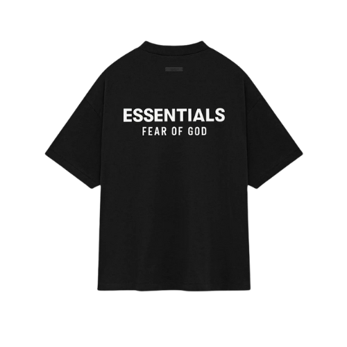 Fear of God Essentials FW24 Zwart Witte T-shirt