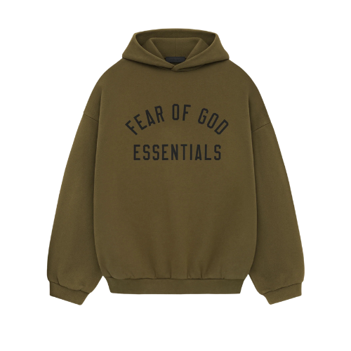 Fear of God Essentials FW24 Olijf Hoodie