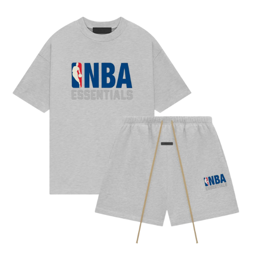 Fear of God Essentials NBA Light Heather Zomer Set