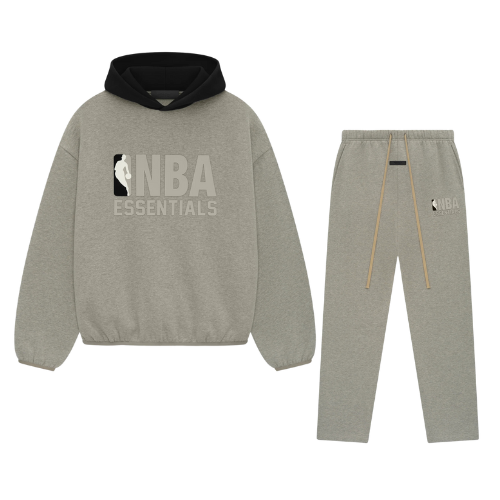 Fear of God Essentials NBA Warm Heather Volledige set