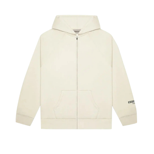 Fear of God Essentials SS20 Zip Hoodie Crème