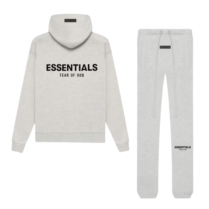 Fear of God Essentials Light Oatmeal Volledige set