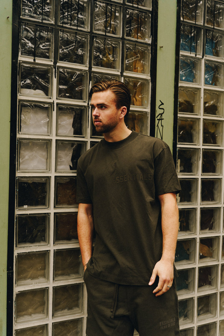 Fear of God Essentials Off Black Zomer Set