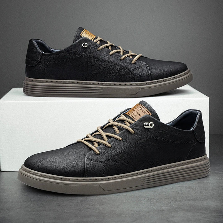 OXFORDS LEER TRAINERS