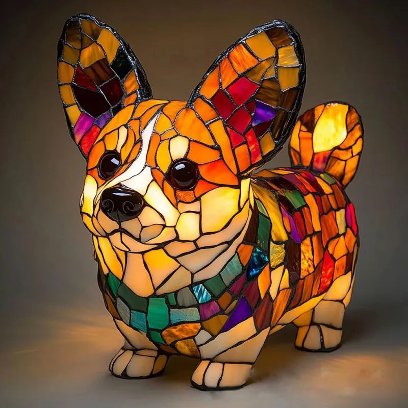 Sadowski™ – Stralende Lamp met Corgi-thema