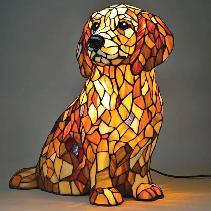Kowalska™ – Spirituele Lamp met Golden Retriever Motief