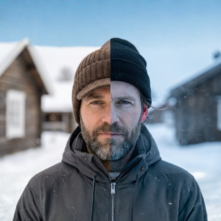 Fjordwarm – Scandinavische wintermuts met oorbescherming (unisex, one size fits all)